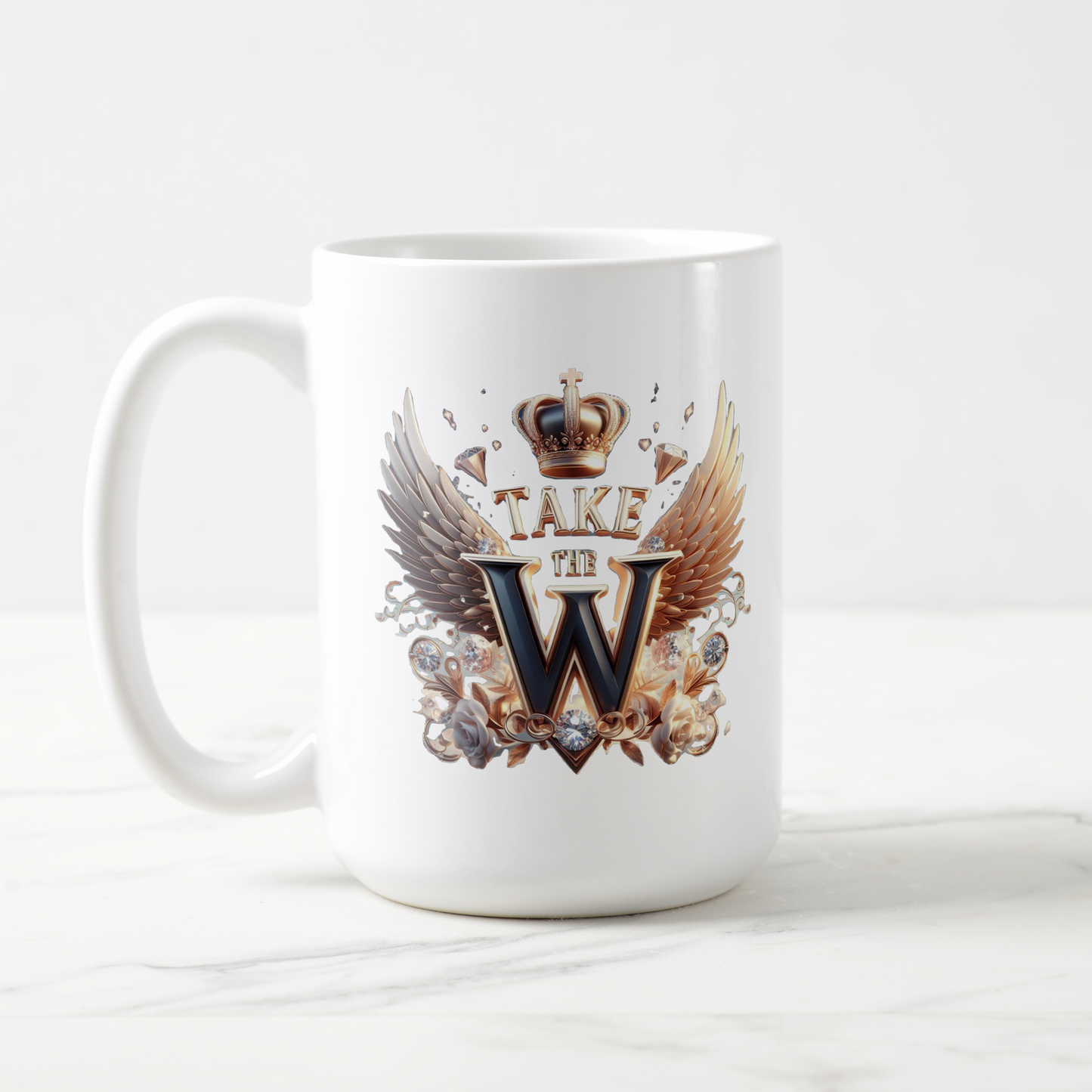 Large Mug - Take The W 15 Oz