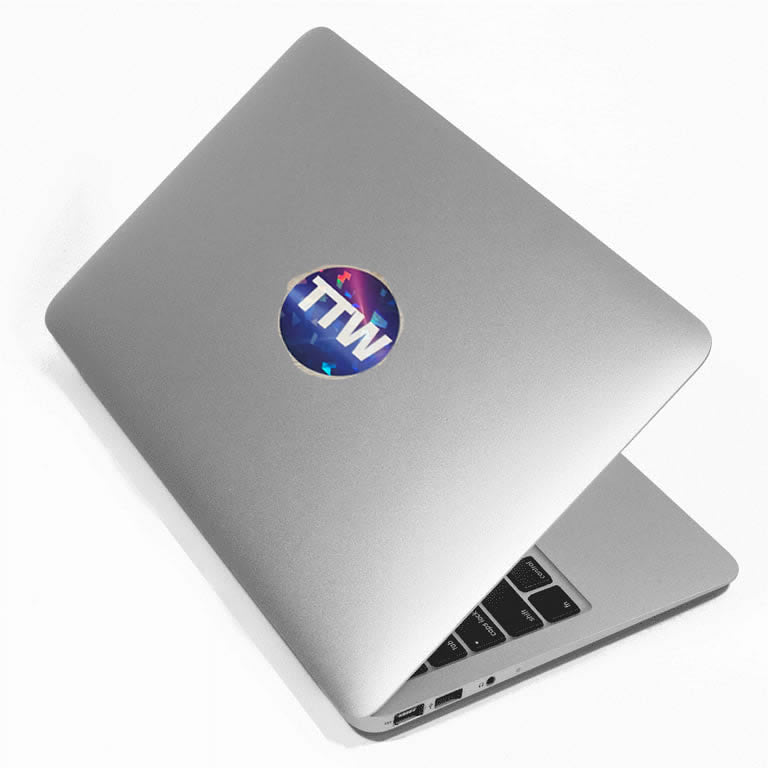 TTW Sticker Vinyl 2x2