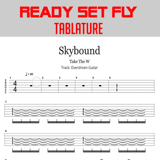 Tabs (Guitar,Bass,Drum) - Ready Set Fly (Digital PDF's) - All songs on album included