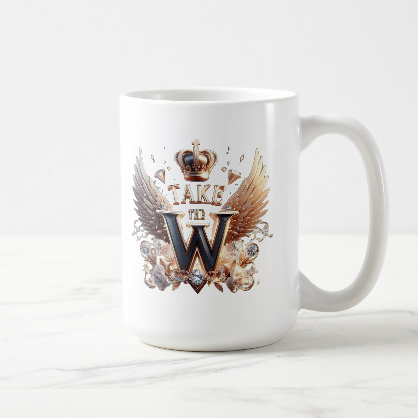 Large Mug - Take The W 15 Oz