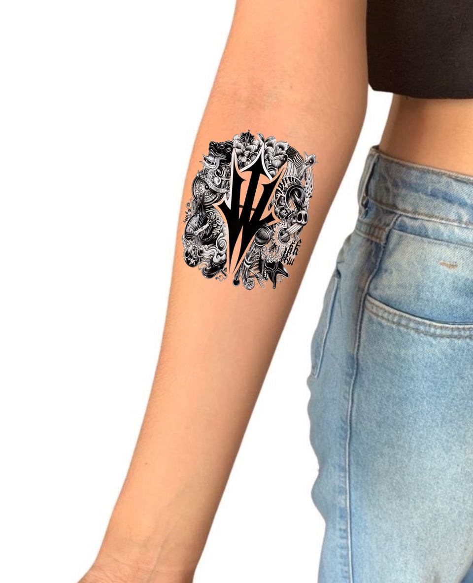Tattoo Temporary Take The W Dragon 3x3