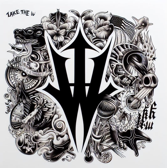 Tattoo Temporary Take The W Dragon 3x3